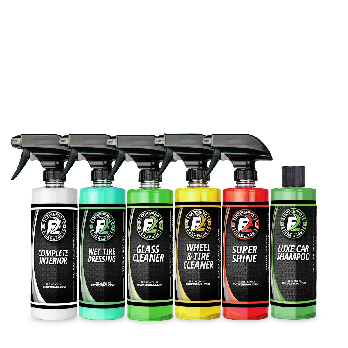 exoforma wet tire dressing Complete Shine Kit