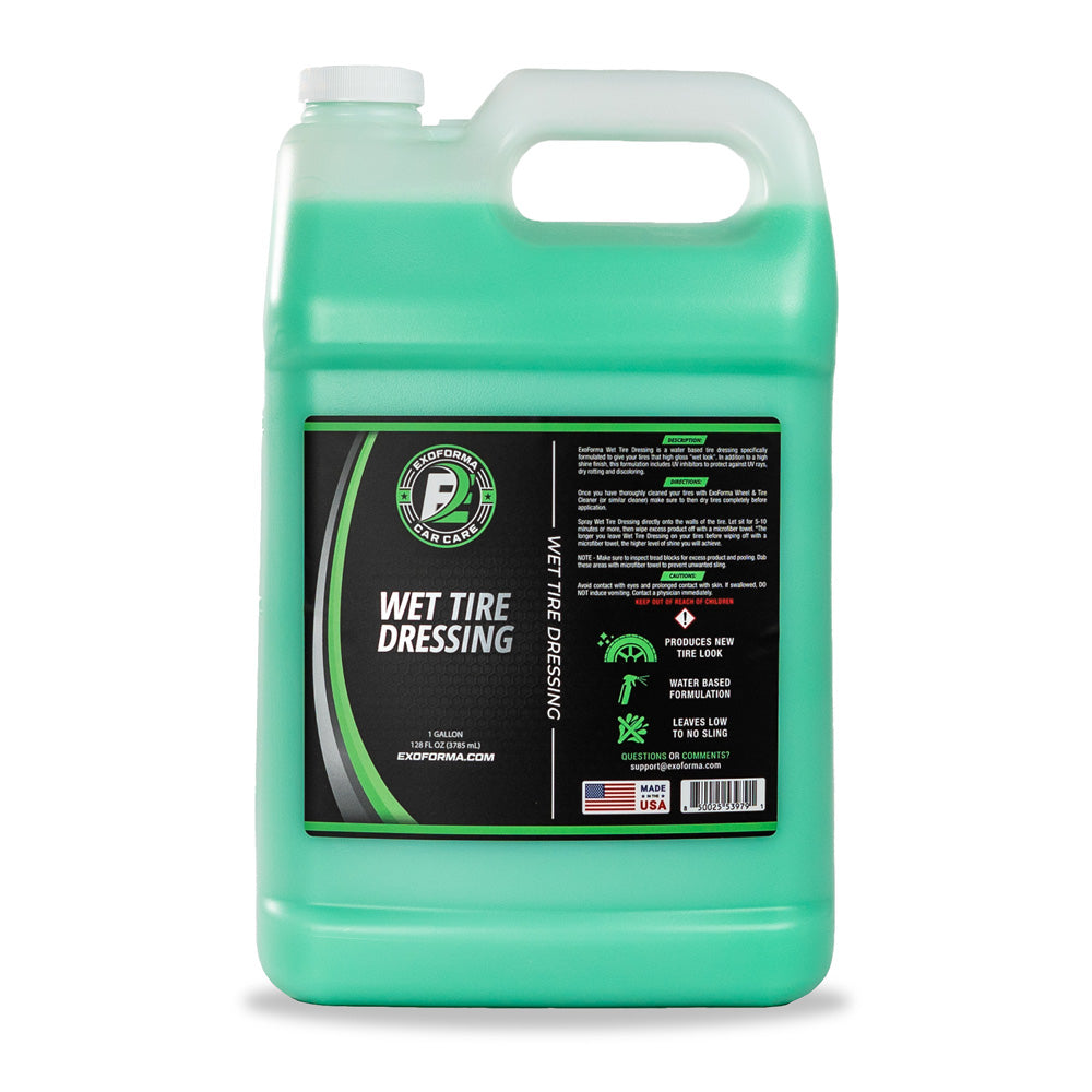 High Gloss Tire Shine Spray | Tire Shine | Wet Tire Dressing 1 GAL (128 oz) High Gloss Tire Shine Spray | Tire Shine | Wet Tire Dressing 1 GAL (128 oz)