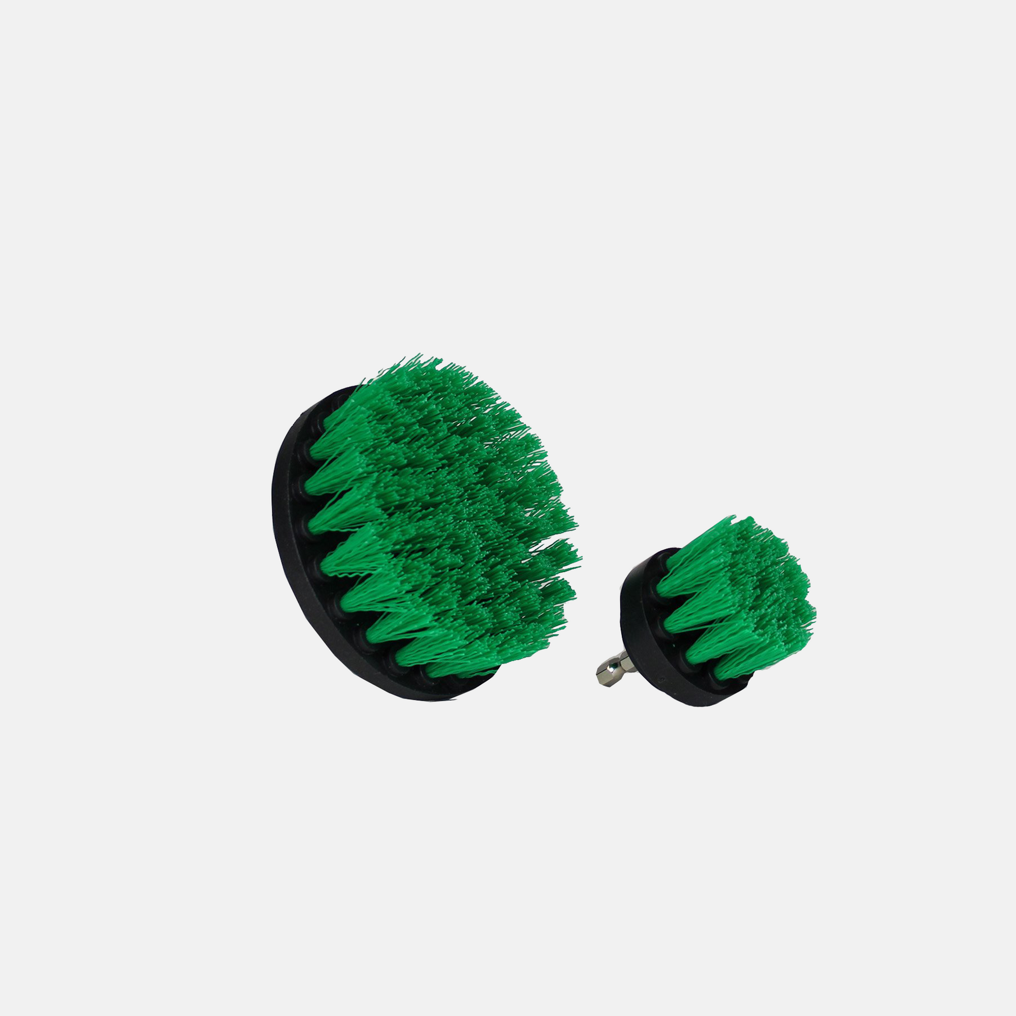 Heavy Duty Brushes with Drill Attachments (2 pc set)