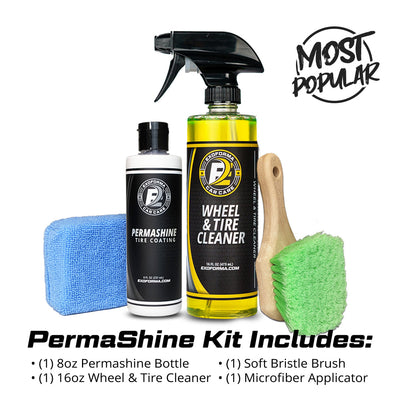 STOP using tire shines that only last a few days.. TRY PermaShine
